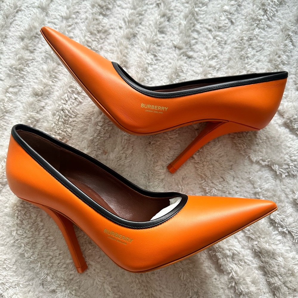 Burberry PUMP HEEL 100 LEATHER SOLE